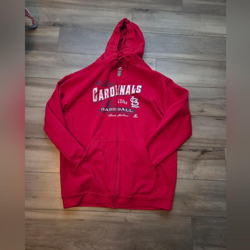 Majestic Red Cardinals Baseball Hoodie